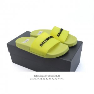 110 balenciaga/ Pu 3D Tpu Balenciaga Logo Pool Slides 35-45 Fgcc