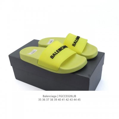 110 balenciaga/ Pu 3D Tpu Balenciaga Logo Pool Slides 35-45 Fgcc