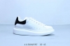 Mcqueen White Shoes Thick-Soled Shoes Genuine Leather Breathable Men's Shoes Sum