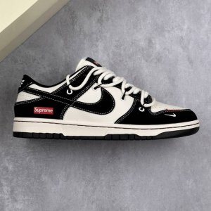 Local Core Private Nike Sb Dunk Low Sup Series Straps Black And White Black Hook