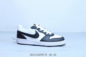 Nike Nk Court Borough Mid Bg Small Air Force Nike New Campus Casual Skate Shoes,