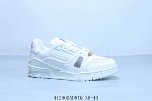 Lv Louis Vuitton Trainer Sneaker Low Casual Sports Culture All-Match Basketball