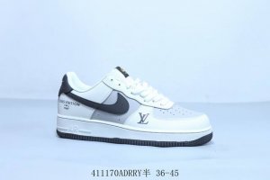 Nike Air Force 1 Af1 Nike Low-Top Air Force One Casual Sneakers Lv Item No. Hx51