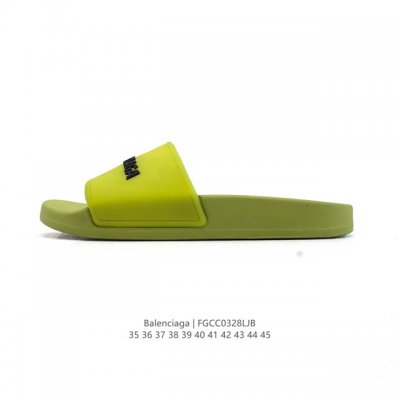 110 balenciaga/ Pu 3D Tpu Balenciaga Logo Pool Slides 35-45 Fgcc