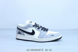 Jordan Air Jordan 1 Low Aj1 Joe 1 Low-Top Retro Culture Leisure Sports Basketbal