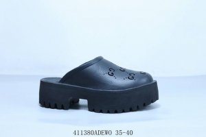 Gucci Gucci Summer Fashion Shoes Closed Toe Slippers Celebrity Same Slippers 41