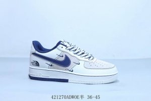 Nike Air Force 1 Af1 Nike Low-Top Air Force One Casual Sneakers North Face Item