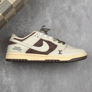 Local Core Private Nk Sb Dunk Low Lv Joint-Denim Splicing Anniversary High-End C