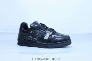 Lv Louis Vuitton Trainer Sneaker Low Casual Sports Culture All-Match Basketball