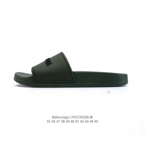 110 balenciaga/ Pu 3D Tpu Balenciaga Logo Pool Slides 35-45 Fgcc