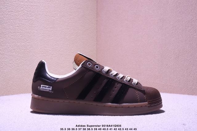 Adidas Originals Superstar Shell Head Classic All-Match Casual Sports Shoes Half