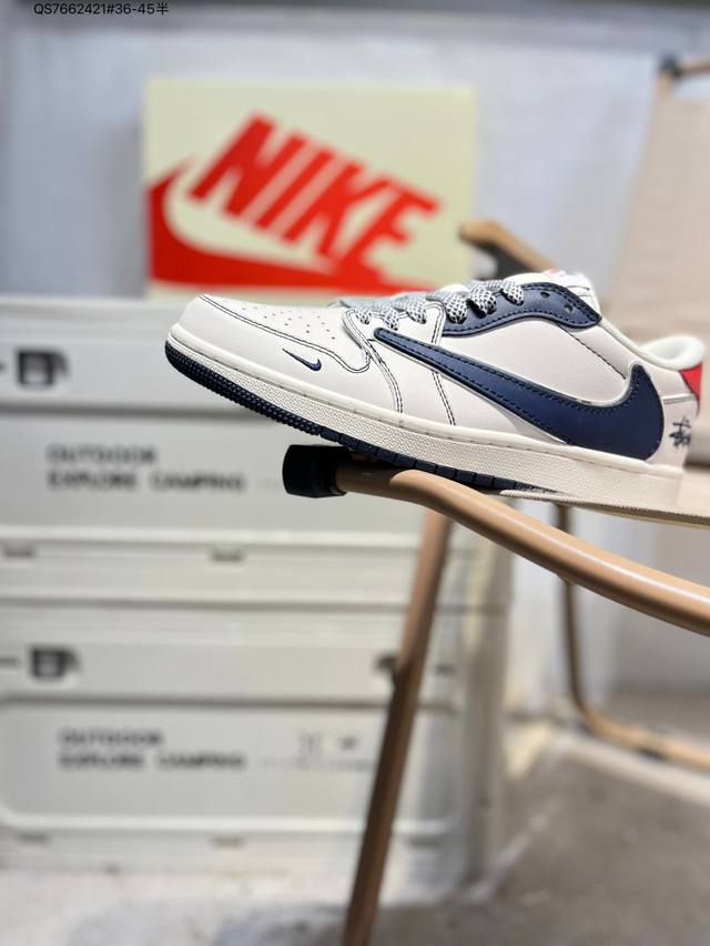 Company-grade first-layer Pistusi x Jordan Air Jordan 1 Low Aj1 low-top series